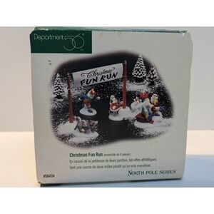 Department 56 North Pole series Christmas fun run